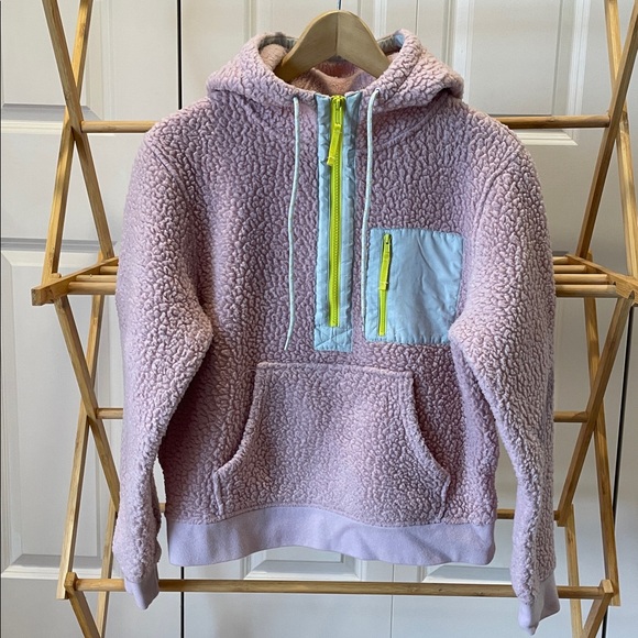 J. Crew Jackets & Blazers - J. Crew Soft Pink Vintage Fleece